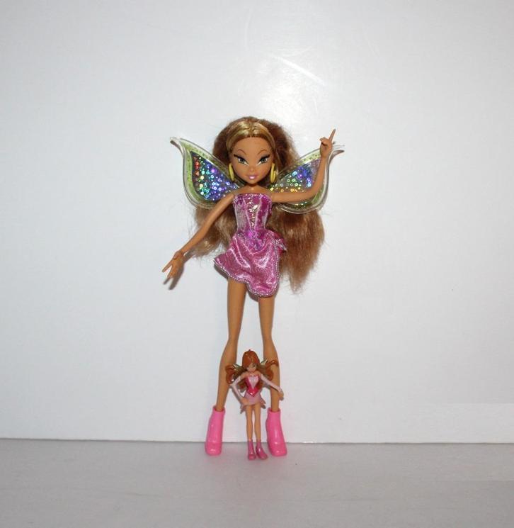 Winx Flora Pixie Magic, Kinderen en Baby's, Speelgoed | Poppen, Gebruikt, Overige typen, Ophalen of Verzenden