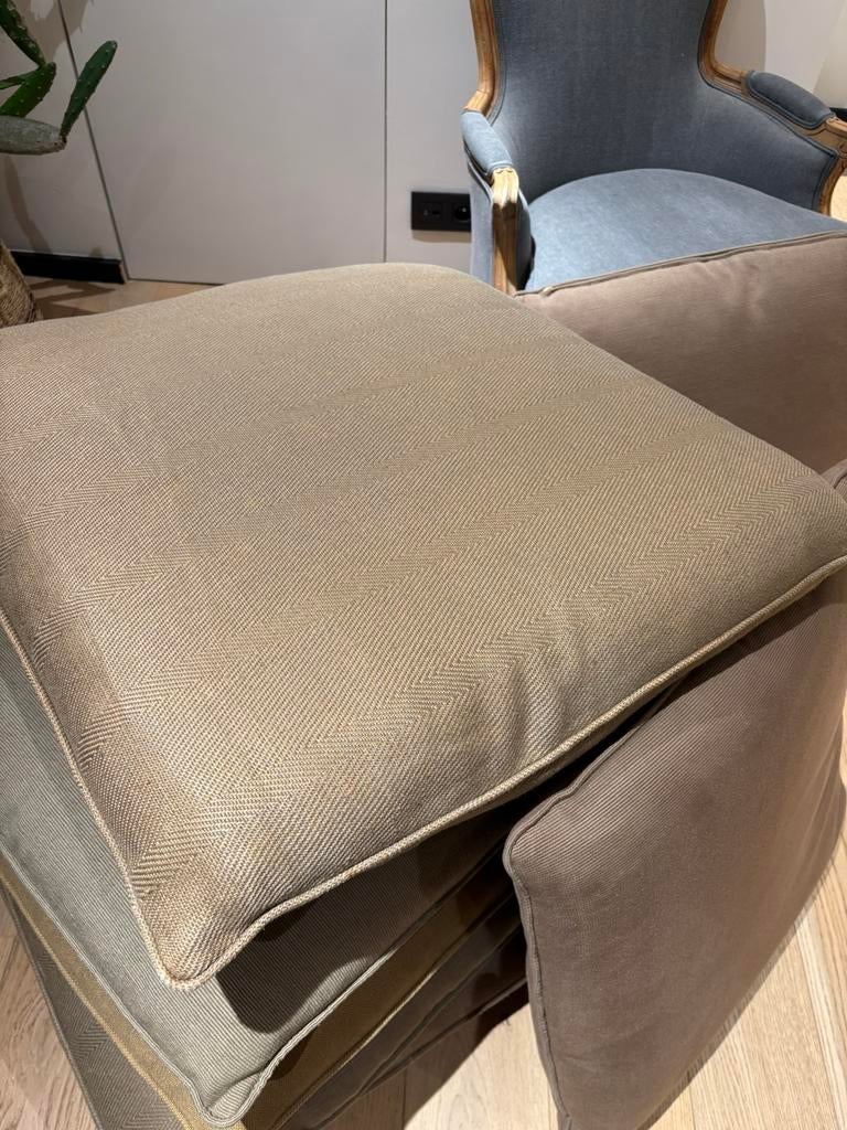 Lot de 8 coussins épais chinés 70x70 et 60x60, Maison & Meubles, Canapés | Repose-pieds & Poufs, Enlèvement, Comme neuf