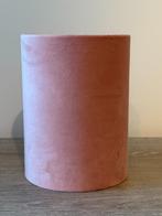 Velours lampenkap oud roze (15x15x20 cm), Overige kleuren, Rond, Ophalen of Verzenden, Minder dan 25 cm