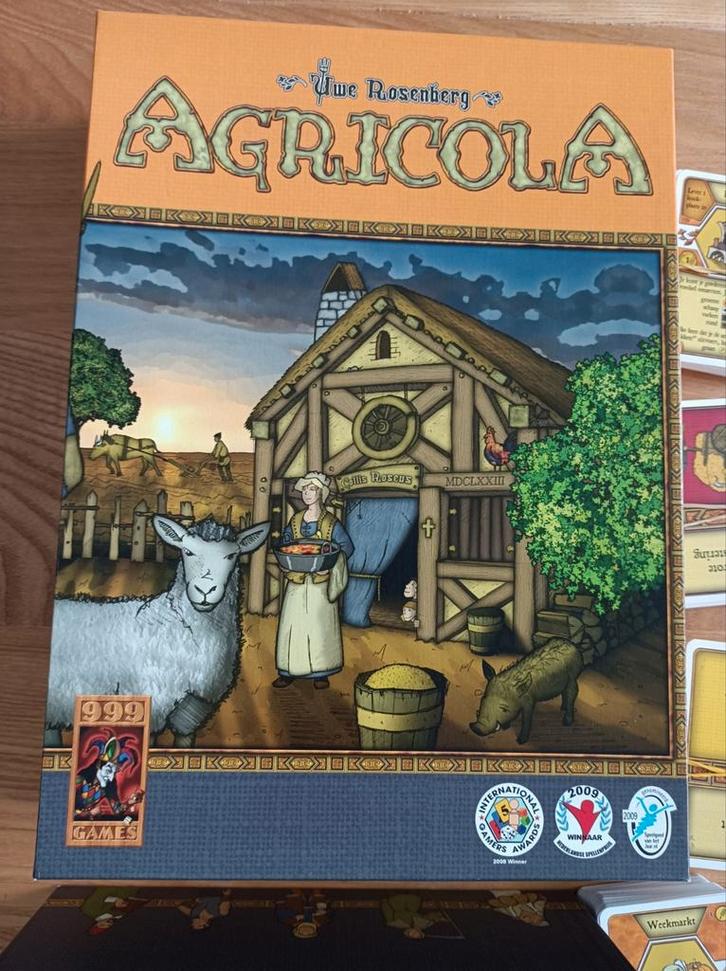 Agricola ongespeeld, Hobby en Vrije tijd, Gezelschapsspellen | Bordspellen, Zo goed als nieuw, Ophalen of Verzenden