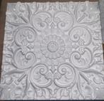 gipsen wanddecoratie 1x donkergrijs 1x lichtgrijs, Enlèvement