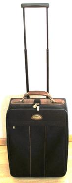 zachte koffer cabin trolley samsonite 50 x 36 x 18 cm blauw, 35 tot 45 cm, Gebruikt, Ophalen of Verzenden, Uitschuifbare handgreep