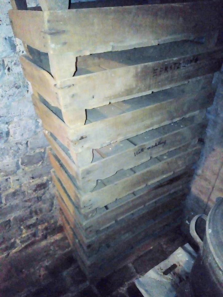 Plantgoedbakken hout voorraadbakken, Tuin en Terras, Overige Tuin en Terras, Gebruikt, Ophalen