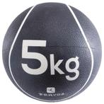 Medecine ball caoutchouc 5kg domyos noir, Sport en Fitness, Fitnessmaterialen, Rug, Zo goed als nieuw, Fitnessbal, Ophalen
