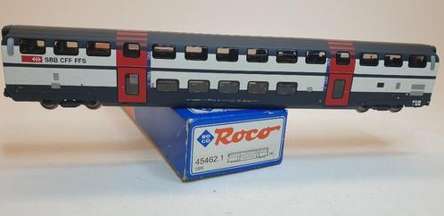 Roco 45462.1 InterCity Doppelstockwagen IC-2000 - 2. Kl. SBB, Hobby en Vrije tijd, Modeltreinen | H0, Zo goed als nieuw, Wagon