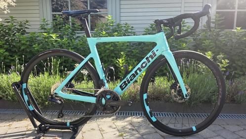 Bianchi Aria 105 DI2 12sp. Racefiets => Max 500km!, Fietsen en Brommers, Fietsen | Racefietsen, Zo goed als nieuw, Meer dan 20 versnellingen