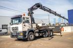 MAN FE 414-6x4-crane/kraan HIAB 40 TON/M -5xHYDR. (bj 2000), Auto's, Vrachtwagens, Te koop, Bedrijf, BTW verrekenbaar, 302 kW