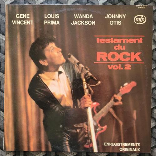 LP Testament du Rock Vol 2 G. Vincent, L. Prima..., CD & DVD, Vinyles | Rock, Utilisé, Rock and Roll, Enlèvement ou Envoi