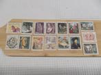 Vintage France 15 timbres neufs tableaux état voir photos, Timbres & Monnaies, Autres thèmes, Enlèvement ou Envoi, Non oblitéré