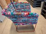 Kleurrijke stoel/sofa, Huis en Inrichting, Ophalen, Minder dan 75 cm, Zo goed als nieuw, Metaal