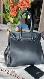 Delvaux zwarte handtas, Handtassen en Accessoires, Tassen | Damestassen, Ophalen of Verzenden, Zo goed als nieuw, Zwart, Handtas