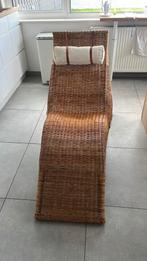 Rieten ligzetel, Ophalen, Tweepersoons, Zo goed als nieuw, Minder dan 150 cm