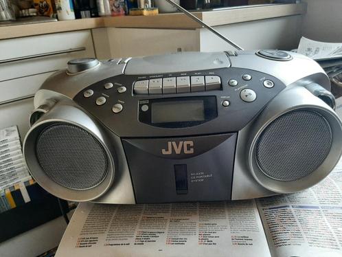 Poste radio, cassettes et CD JVC, Audio, Tv en Foto, Cassettedecks, Enkel, JVC, Ophalen