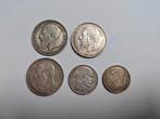 Veel zilveren munten 5,20,50 frank, Postzegels en Munten, Ophalen of Verzenden, Zilver
