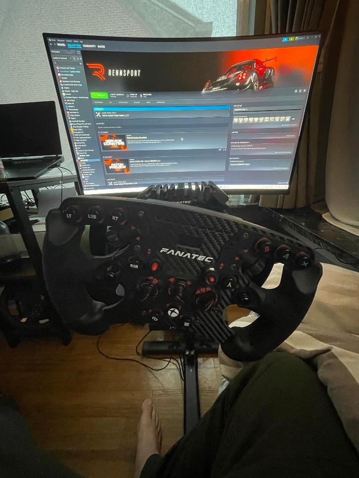 Nieuw fanatec DD 8NM complete rig, Games en Spelcomputers, Games | Pc, Nieuw, Simulatie, 3 spelers of meer, Vanaf 3 jaar, Eén computer