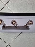 Plafondlamp 3 betonlook spots, Huis en Inrichting, Lampen | Plafondlampen, Nieuw, Ophalen of Verzenden