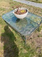 Salon tafel, Huis en Inrichting, Tafels | Salontafels, Ophalen, Gebruikt, Overige vormen, Glas