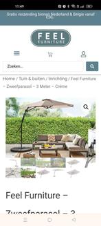 zweefparasol Feel Furniture, Tuin en Terras, Ophalen, Zweefparasol