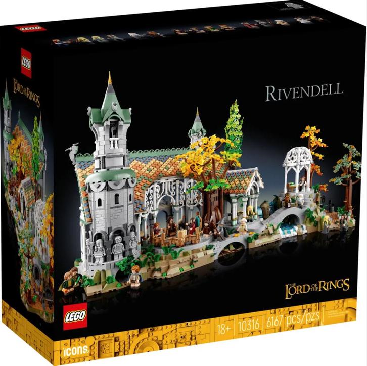 [NIEUW] Lego 10316 Lord of the Rings - Rivendell, Kinderen en Baby's, Speelgoed | Duplo en Lego, Nieuw, Lego, Complete set, Ophalen of Verzenden