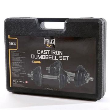 kit haltères 20kg cast iron dumbbell set
