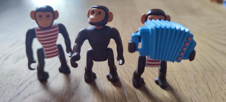 Playmobil circus aapjes Setje circusaapjes met accordeon,.., Kinderen en Baby's, Speelgoed | Playmobil, Gebruikt, Los Playmobil