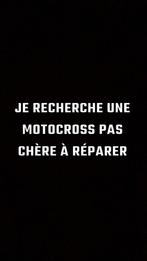 Recherche une motocross à réparer / moto cross yz cr Honda, Motos, Entreprise, Enduro