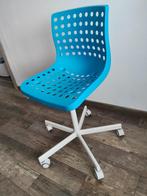 Bureaustoel, Huis en Inrichting, Ophalen, Gebruikt, Blauw, Bureaustoel