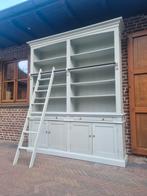 Massieve boekenkast/bibliotheekkast (GRATIS LEVERING), Ophalen of Verzenden, Zo goed als nieuw