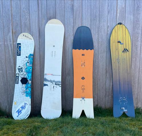 4 snowboards te koop met bindingen, Sport en Fitness, Snowboarden, Gebruikt, Board, Ophalen