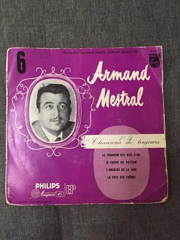 EP Armand Mestral Chansons de toujours, Enlèvement ou Envoi, Comme neuf, Autres formats, Chanson réaliste ou Smartlap