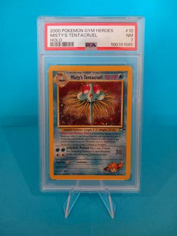 Pokemon| Misty's Tentacruel #10 - Rare Holo - PSA 7 beschikbaar voor biedingen