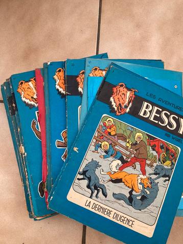 Livres Tintin(Hergé),Jo,Zette et Jocko(Hergé) + Bessy