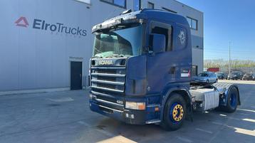 Scania 124-420 (MANUAL GEARBOX / BOITE MANUELLE) EL23671, Autos, Camions, Euro 2, Achat, Autres couleurs, Air conditionné