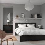 Malm bed Ikea 140x200, Huis en Inrichting, Slaapkamer | Bedden, Ophalen, Gebruikt, Zwart, 140 cm