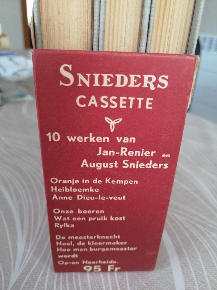 Jan Renier Snieders cassette, Boeken, Literatuur, Nieuw, Ophalen of Verzenden