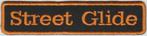 Harley Davidson Street Glide stoffen opstrijk patch embleem, Motoren, Verzenden, Nieuw