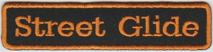 Harley Davidson Street Glide stoffen opstrijk patch embleem, Motoren, Accessoires | Overige, Nieuw, Verzenden