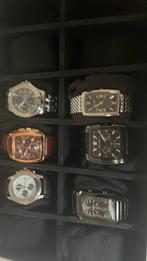 6 horloges  homme a vendre, Handtassen en Accessoires, Horloges | Dames, Gebruikt, Staal, Polshorloge, Overige materialen