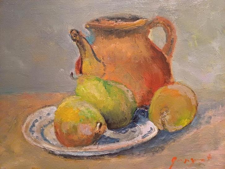 Schilderij M.VAN DEN BEMPT   "Stilleven", Antiek en Kunst, Kunst | Schilderijen | Klassiek, Ophalen of Verzenden