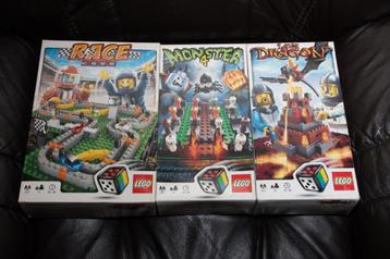 3 Lego Games Sets (100% Compleet)