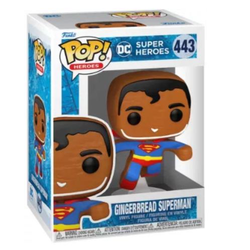 POP! Heroes Gingerbread Superman 443, Kinderen en Baby's, Speelgoed | Actiefiguren, Nieuw, Ophalen of Verzenden