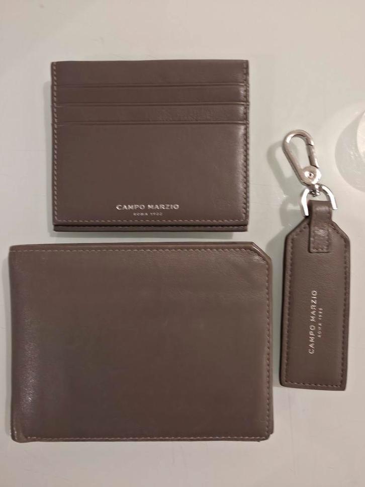 Campo Marzio portefeuille, kaarthouder en sleutelhanger, Handtassen en Accessoires, Portemonnees, Zo goed als nieuw, Overige merken