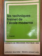 Les Techniques Freinet De L'ecole Moderne - Carnets De Pedag, Enlèvement ou Envoi, Autres sujets/thèmes, FREINET