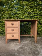 Bureau vintage en bois massif, Enlèvement, Utilisé, Bureau