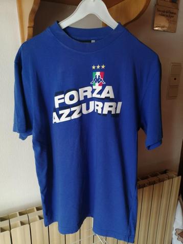 T-shirt vintage "Forza Azzurri" Kappa