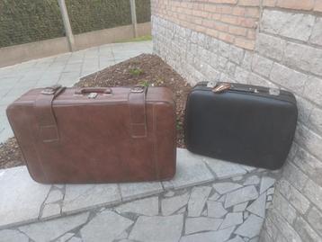 2 belles valises de voyage anciennes