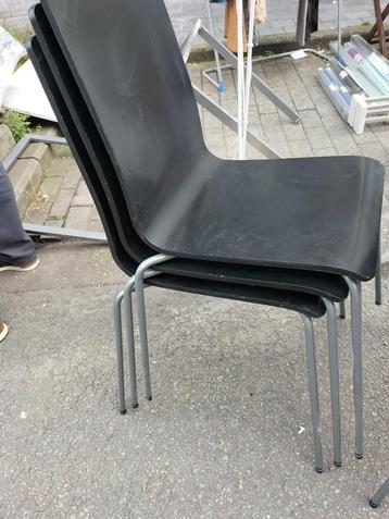 6 x Chaises Ikea MARTIN noir