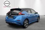 Nissan LEAF Takna+ 62 kWh-Cam-Gps-Carplay-bose-Cold-pack Nis, Auto's, Gebruikt, Euro 6, Blauw, Parkeersensor