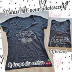 T-shirt MC pour adolescente-noir-Le temps des cerises -TL, Le temps des cerises, Meisje, Ophalen of Verzenden, Overige typen