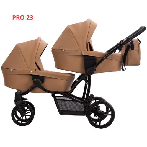 Bebetto 42 Pro Eco leer bekleding 2 in 1 DUOWAGEN (NIEUW), Enfants & Bébés, Poussettes & Combinaisons, Neuf, Poussette combi, Autres marques